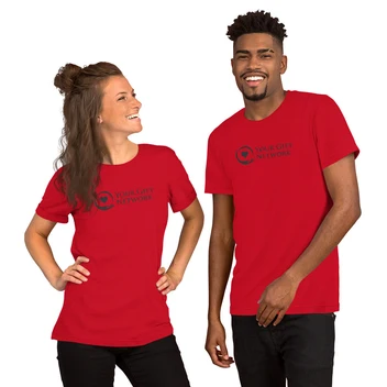 Your Gift Network red staple tees