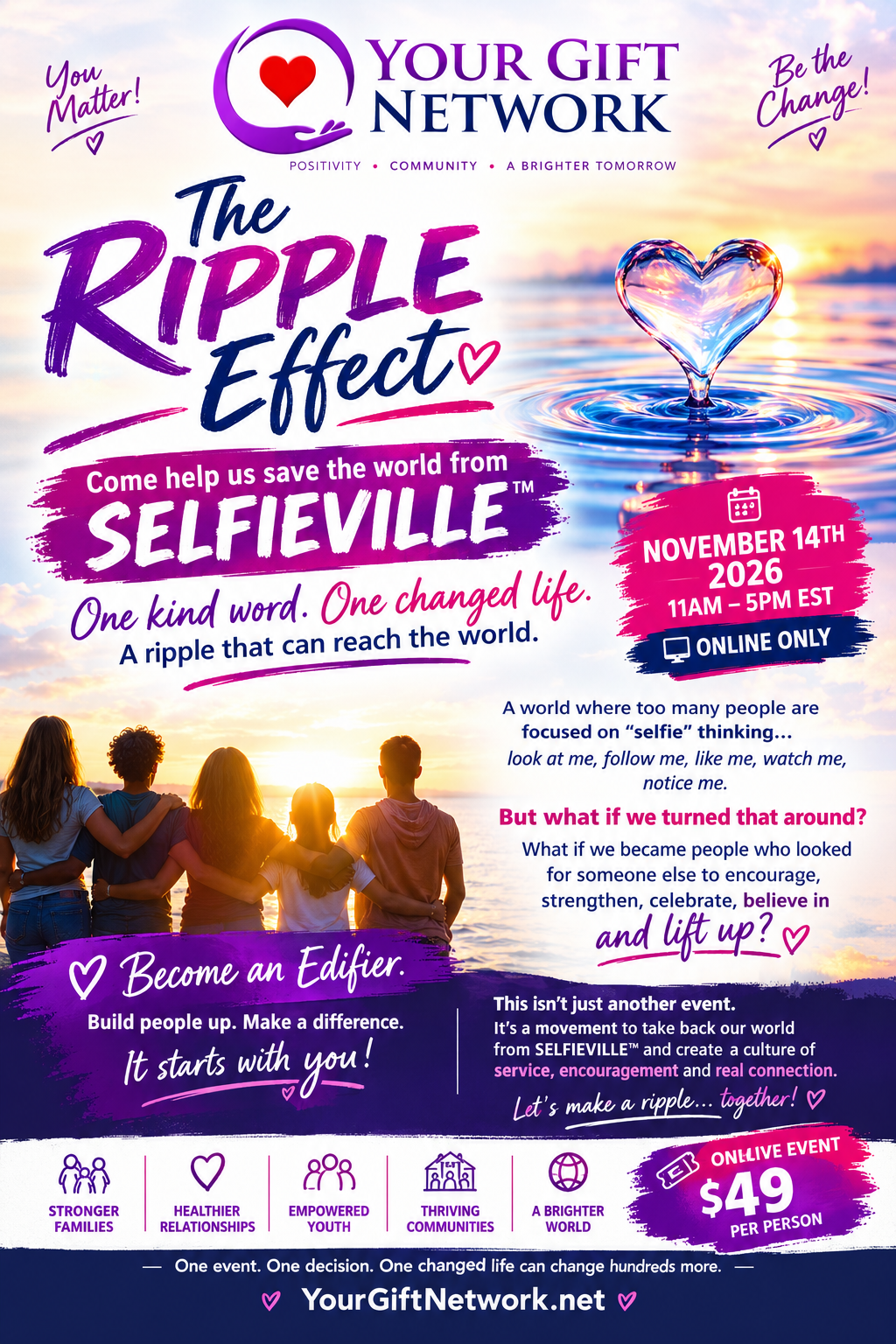 The Ripple Effect, November 14th 2026, online event